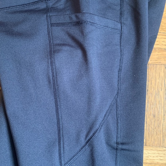 Velocity Charcoal Art Fleece Lined Leggings - Picture 6 of 7